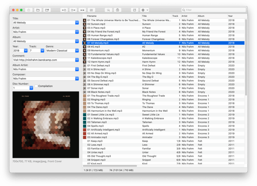 تحميل برنامج Mp3tag تحرير البيانات الوصفية لملفات الصوت