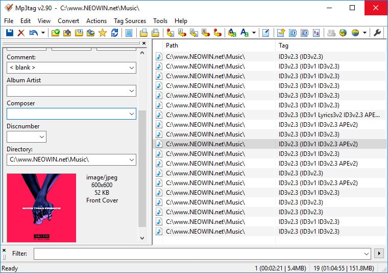 تحميل برنامج Mp3tag تحرير البيانات الوصفية لملفات الصوت