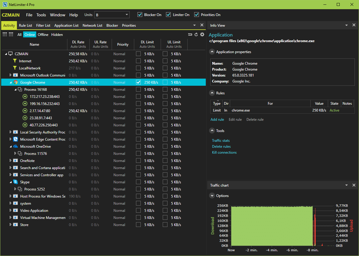 تحميل برنامج NetLimiter للتحكم في استهلاك الإنترنت (4)
