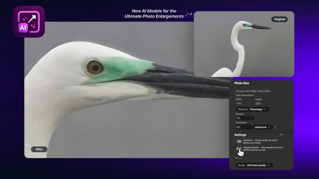 تحميل برنامج ON1 Resize AI لتكبير الصور الرقمية