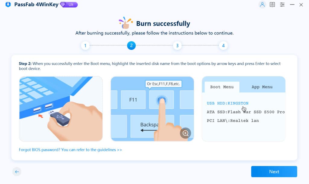 تحميل برنامج PassFab 4WinKey Ultimate  لإعادة تعيين كلمات مرور الويندوز