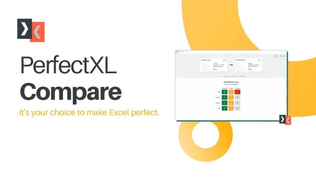 تحميل برنامج PerfectXL Compare لمقارنة ملفات Excel