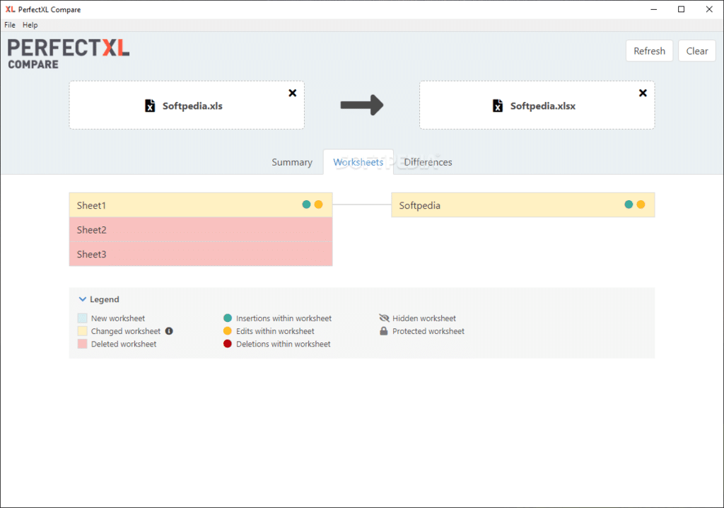 تحميل برنامج PerfectXL Compare لمقارنة ملفات Excel 3