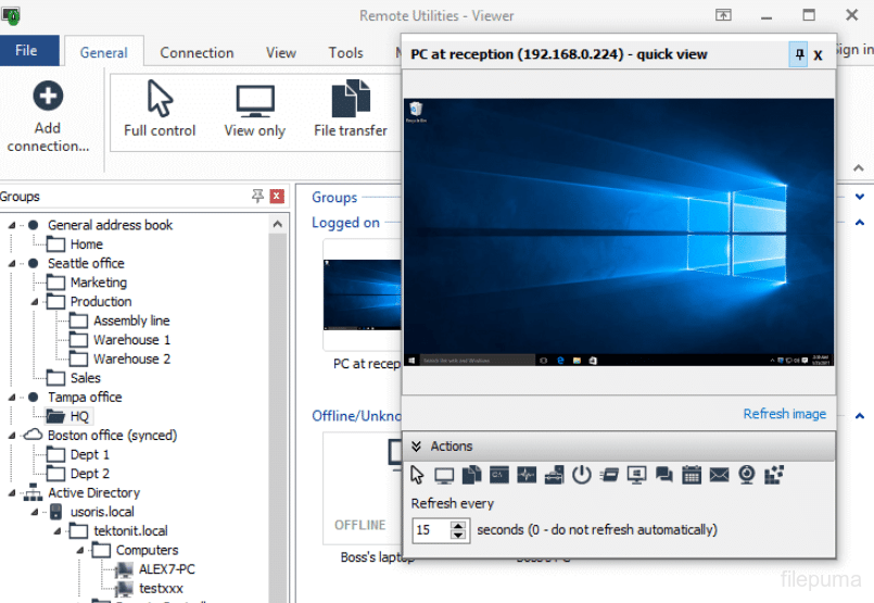 تحميل برنامج Remote Utilities Viewer  للتحكم عن بعد في أجهزة الكمبيوتر
