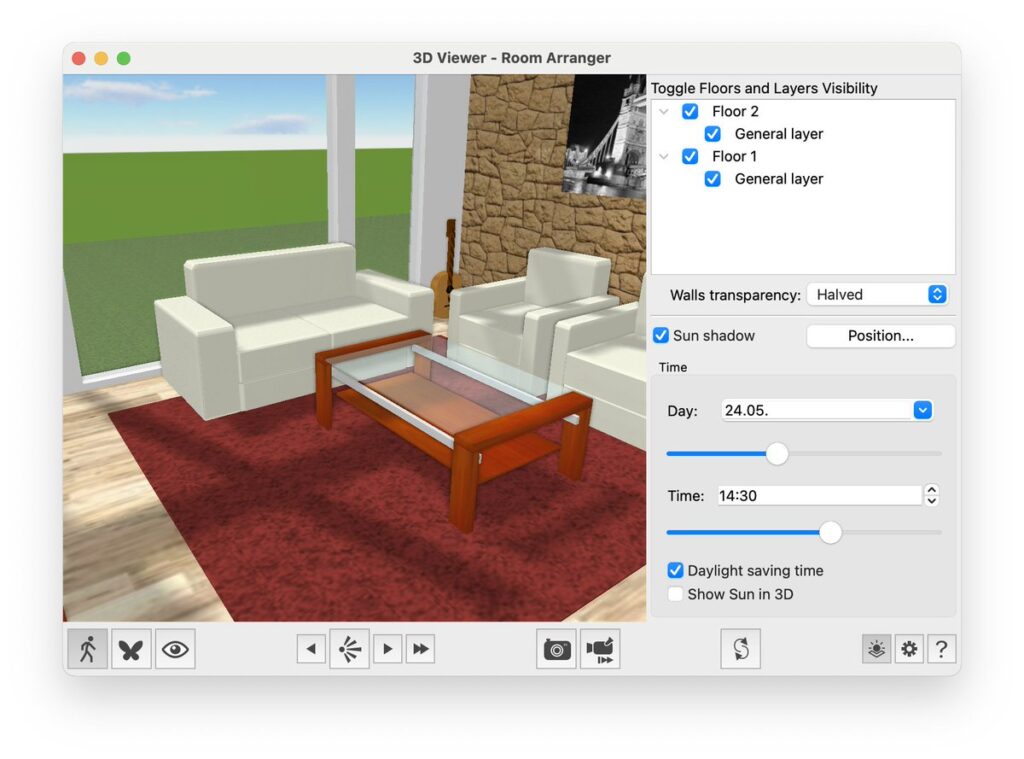 تحميل برنامج Room Arranger لتصميم ثلاثية الأبعاد للغرف والشقق والمنازل