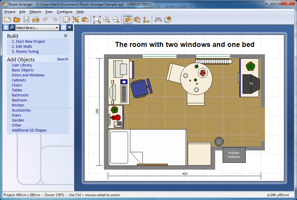 تحميل برنامج Room Arranger لتصميم ثلاثية الأبعاد للغرف والشقق والمنازل