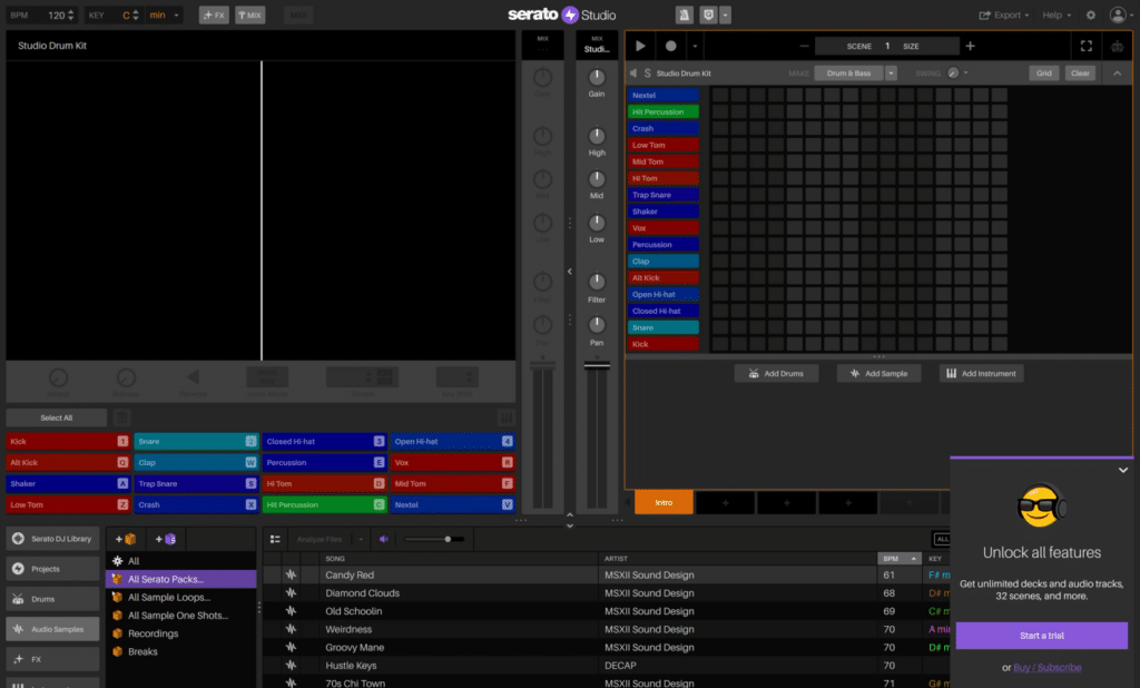 تحميل برنامج Serato Studio  لصنع الإيقاعات