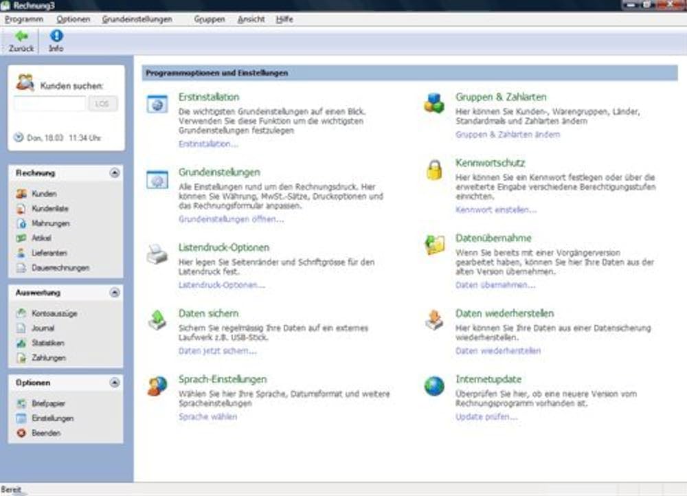 تحميل برنامج Softwarenetz Rechnung لإنشاء وإدارة الفواتير