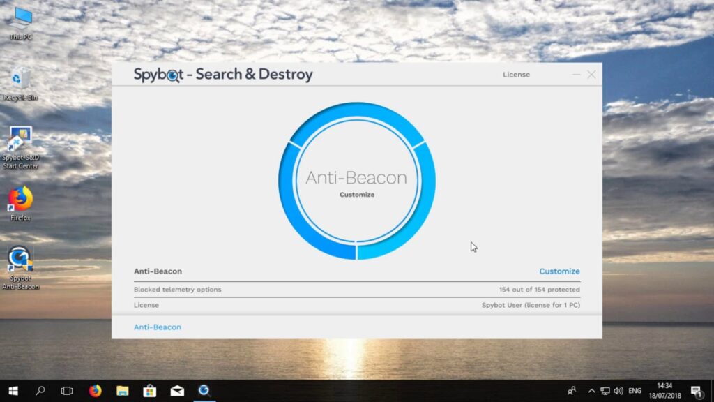 تحميل برنامج Spybot Anti-Beacon  لحماية خصوصيتك على الويندوز