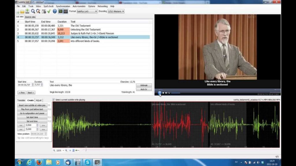 تحميل برنامج Subtitle Edit لإنشاء وتحرير الترجمة للفيديوهات