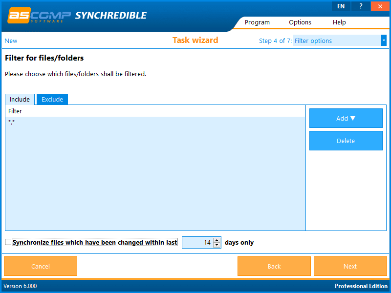 تحميل برنامج Synchredible Professional لإدارة ومزامنة الملفات