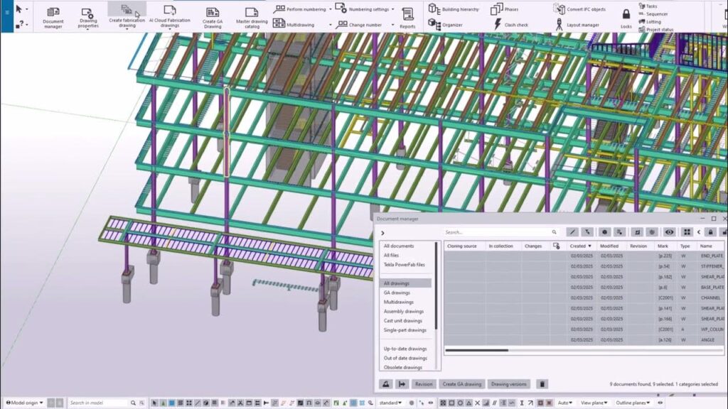 تحميل برنامج Tekla Structures 2025 SP5 لتصميم المباني والهياكل الإنشائية
