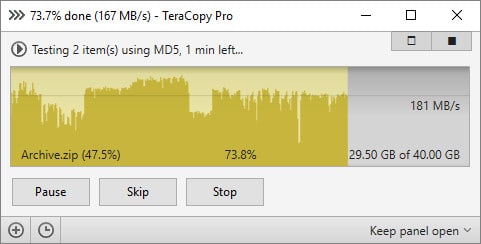 تحميل برنامج TeraCopy لتسريع نقل ونسخ الملفات