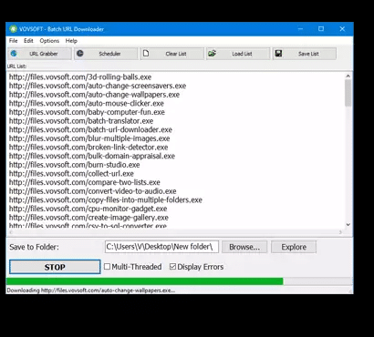 تحميل برنامج VovSoft Batch URL Downloader لتنزيل عدد كبير من الملفات