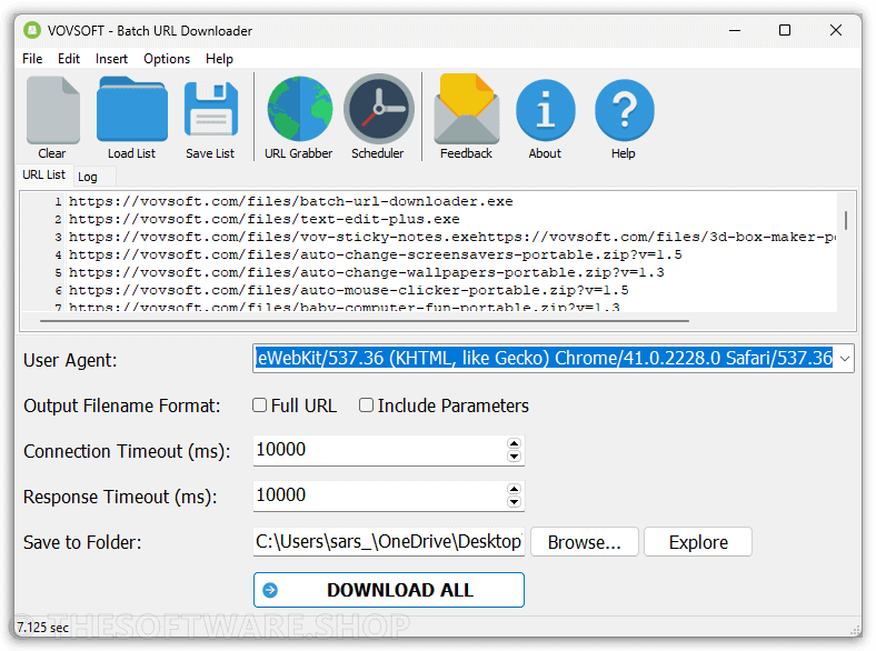 تحميل برنامج VovSoft Batch URL Downloader لتنزيل عدد كبير من الملفات