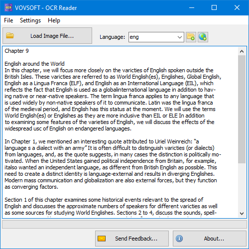 تحميل برنامج VovSoft OCR Reader لاستخراج النصوص من الصور وملفات PDF