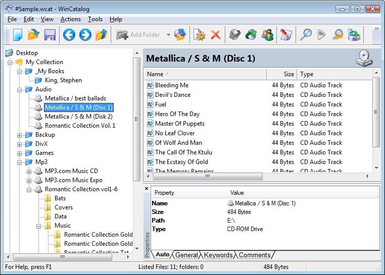 تحميل برنامج WinCatalog لإدارة وتنظيم وفهرسة الملفات