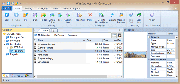 تحميل برنامج WinCatalog لإدارة وتنظيم وفهرسة الملفات