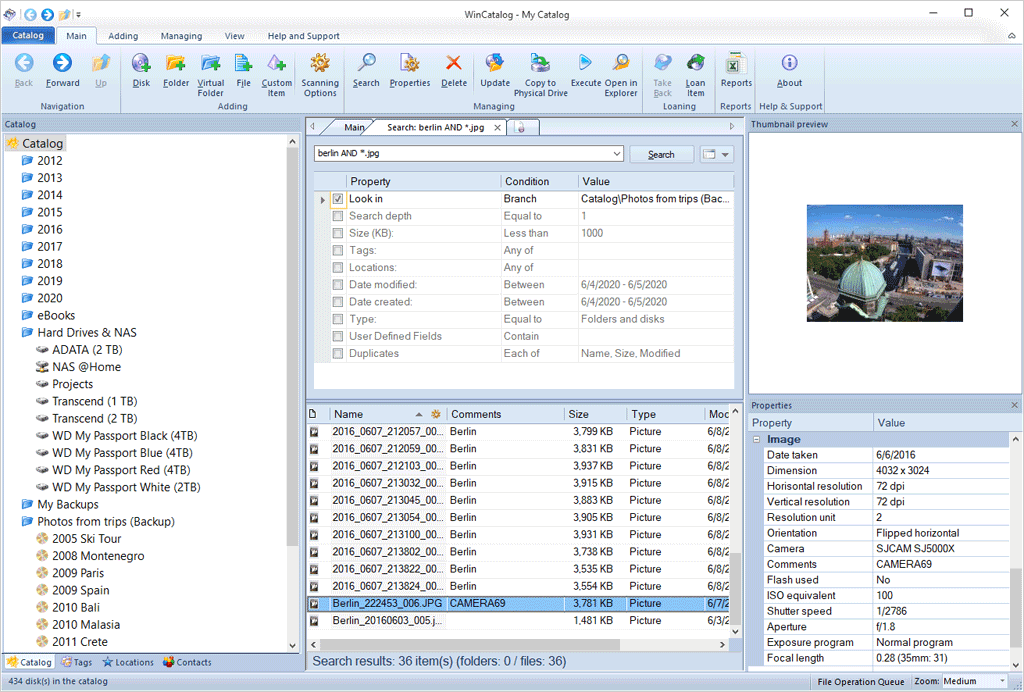 تحميل برنامج WinCatalog لإدارة وتنظيم وفهرسة الملفات