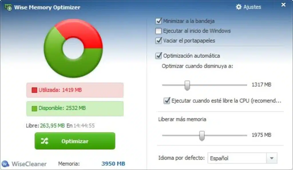 تحميل برنامج Wise Memory Optimizer لتحسين أداء جهاز الكمبيوتر