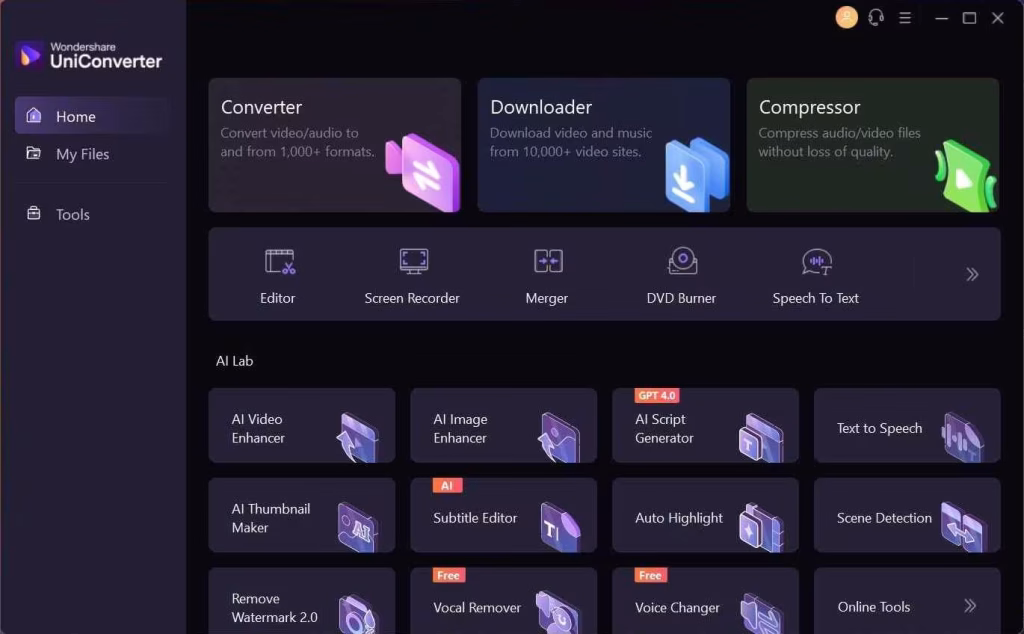 تحميل برنامج Wondershare UniConverter لتحويل وتحرير وتحسين ملفات الفيديو والصوت