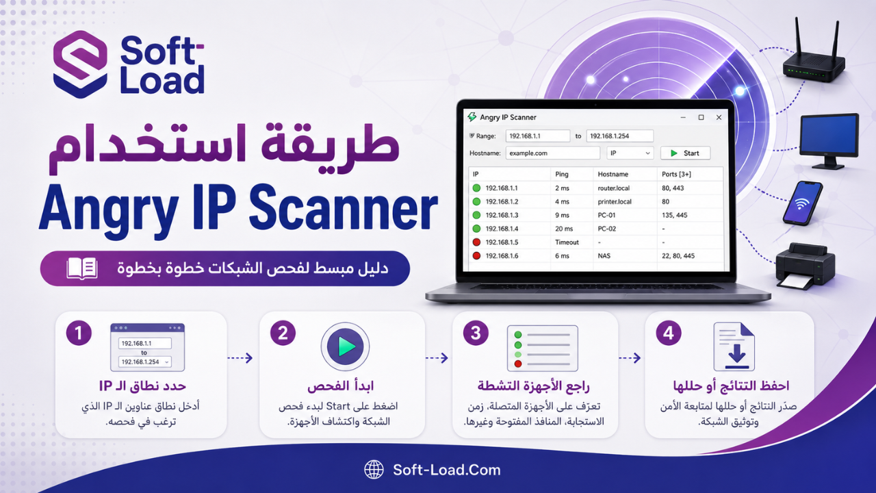 طريقة استخدام Angry IP Scanner