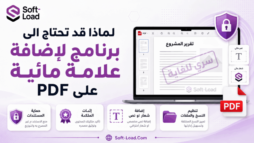 لماذا قد تحتاج الى برنامج لإضافة علامة مائية على PDF