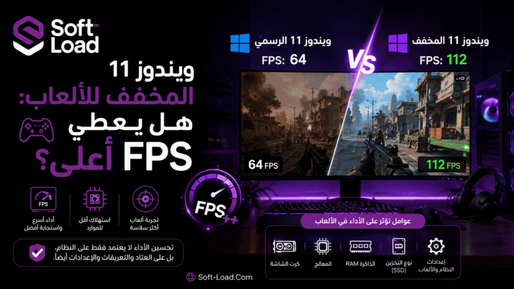 ويندوز 11 المخفف للألعاب هل يعطي FPS أعلى؟