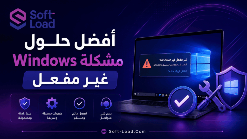أفضل حلول مشكلة Windows غير مفعل