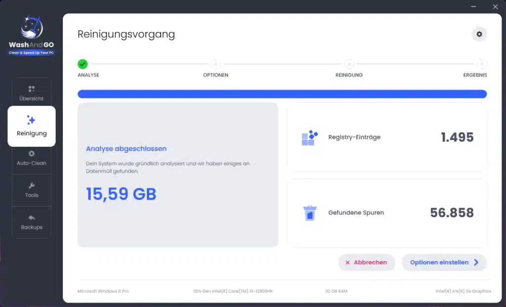 تحميل برنامج Abelssoft WashAndGo لتنظيف الويندوز من الملفات الغير ضرورية