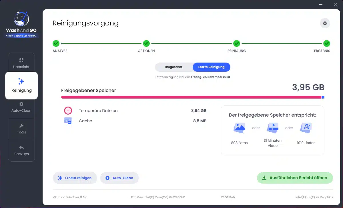 تحميل برنامج Abelssoft WashAndGo لتنظيف الويندوز من الملفات الغير ضرورية