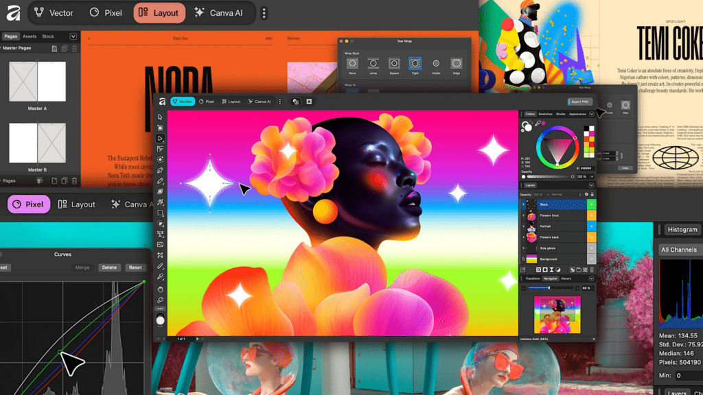 تحميل برنامج Affinity by Canva للتصميم الإبداعي المتكامل