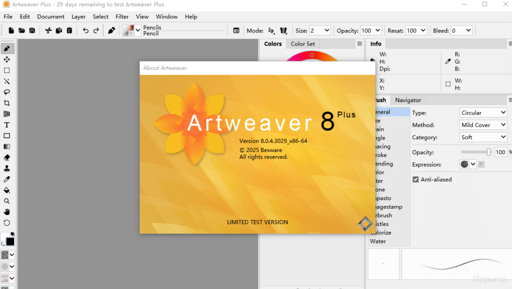 تحميل برنامج Artweaver Plus للرسم الرقمي الاحترافي