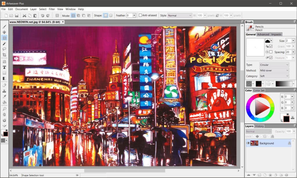 تحميل برنامج Artweaver Plus للرسم الرقمي الاحترافي