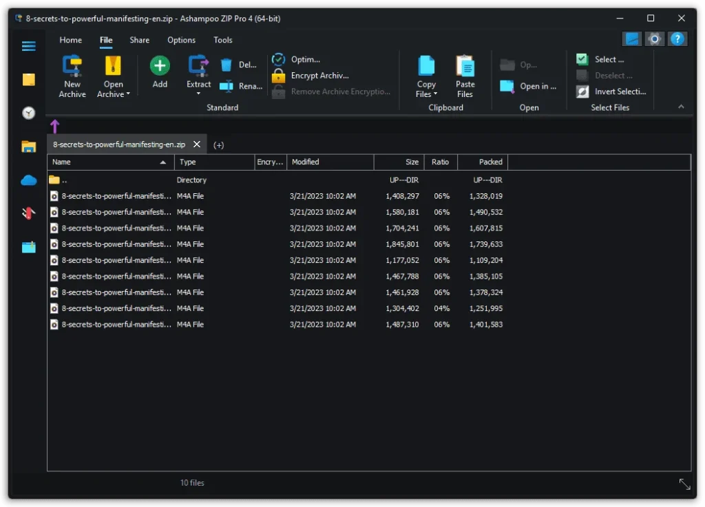تحميل برنامج Ashampoo ZIP Pro لضغط الملفات