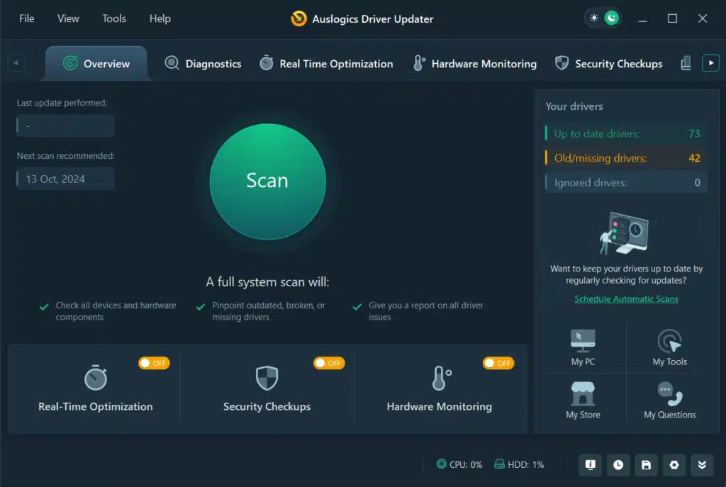 تحميل برنامج Auslogics Driver Updater | لتحديث جميع التعريفات