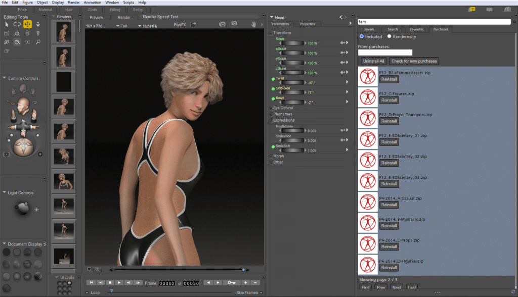 تحميل برنامج Bondware Poser Pro للرسم والتصميم ثلاثي الأبعاد