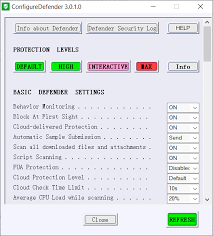 تحميل برنامج ConfigureDefender  لإدارة إعدادات جدار حماية ويندوز