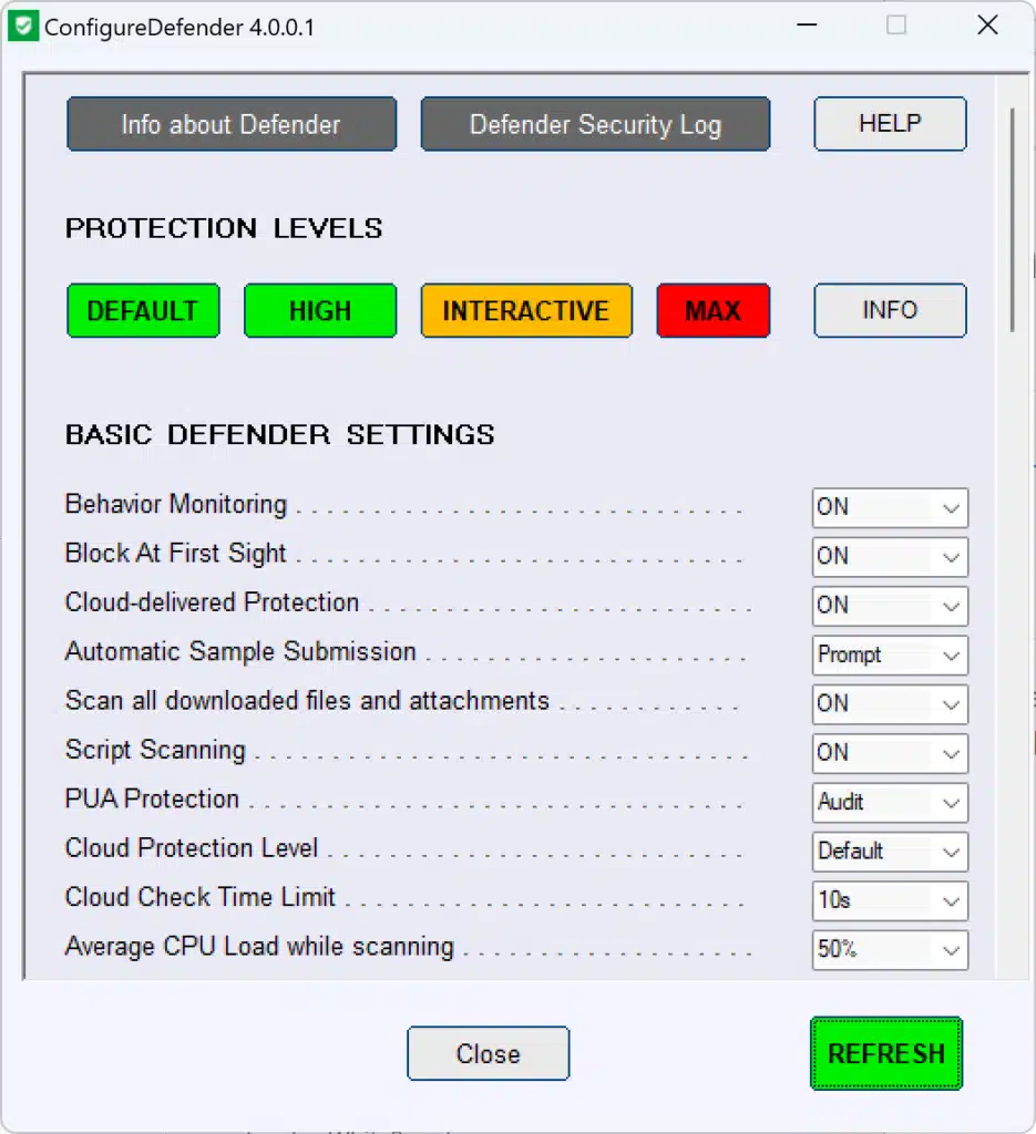 تحميل برنامج ConfigureDefender لإدارة إعدادات جدار حماية ويندوز