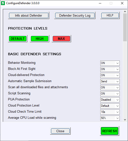تحميل برنامج ConfigureDefender لإدارة إعدادات جدار حماية ويندوز