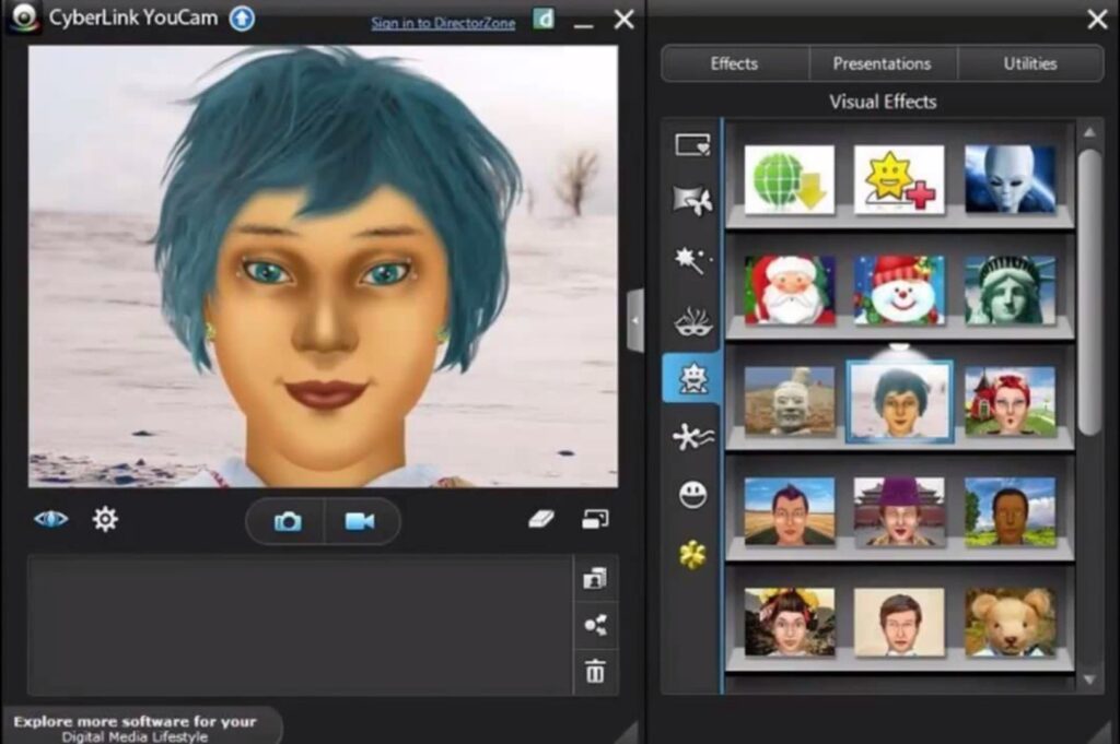 تحميل برنامج CyberLink YouCam  لتحويل كاميرا الويب إلى استوديو احترافي