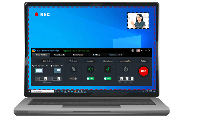 تحميل برنامج Fast Screen Recorder أسرع وأفضل أداة لتسجيل الشاشة في 2025