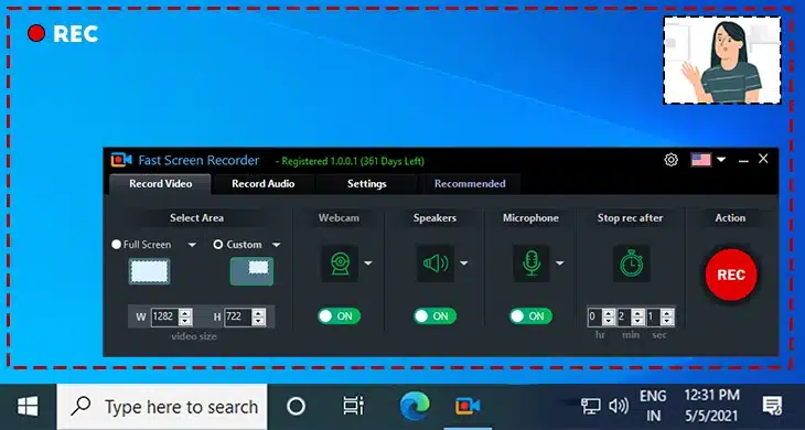 تحميل برنامج Fast Screen Recorder أسرع وأفضل أداة لتسجيل الشاشة في 2025