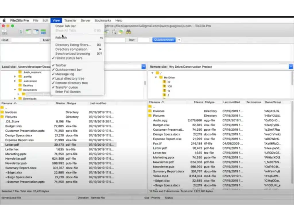 تحميل برنامج FileZilla Pro لنقل الملفات بسرعة وأمان عبر الإنترنت