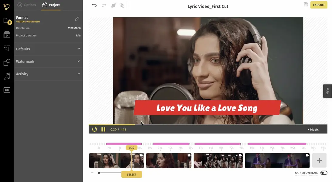 تحميل برنامج Lyric Video Creator لإنشاء فيديوهات كلمات أغاني