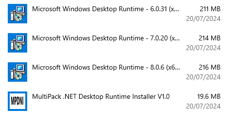 تحميل برنامج MultiPack .NET Windows Desktop Installer لتسهيل عملية تثبيت البرامج