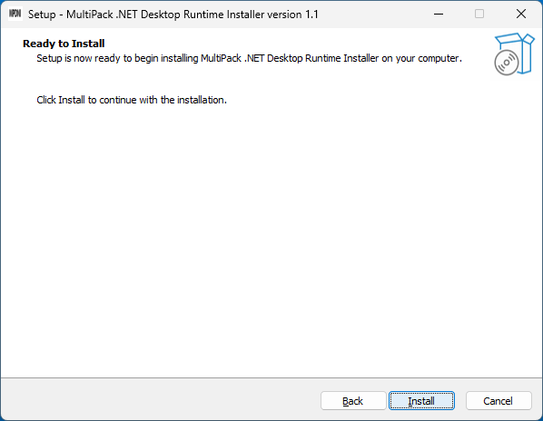 تحميل برنامج MultiPack .NET Windows Desktop Installer لتسهيل عملية تثبيت البرامج