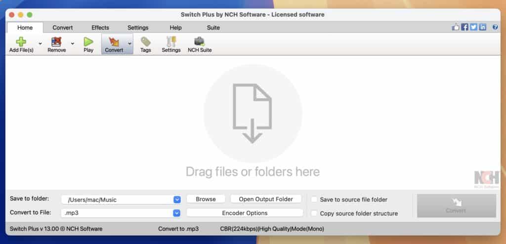 تحميل برنامج NCH Switch Plus | محول صوتي احترافي