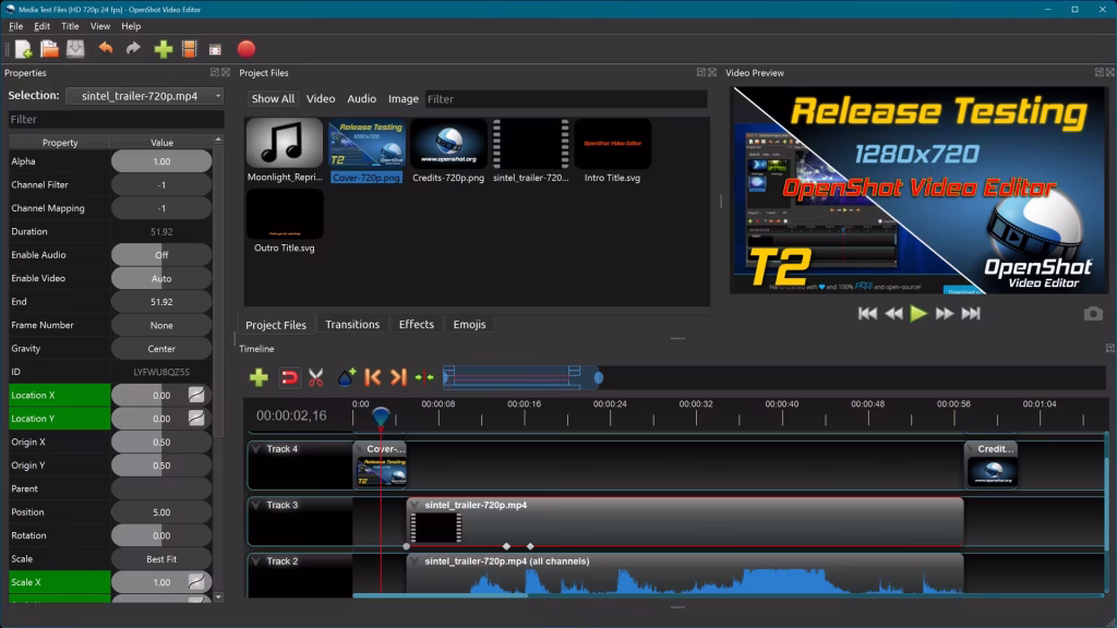 تحميل برنامج OpenShot Video Editor لتحرير وتعديل الفيديو