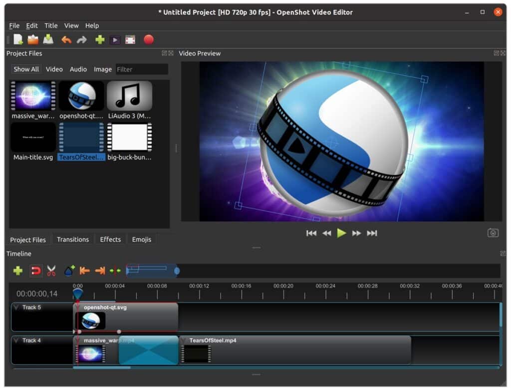 تحميل برنامج OpenShot Video Editor لتحرير وتعديل الفيديو